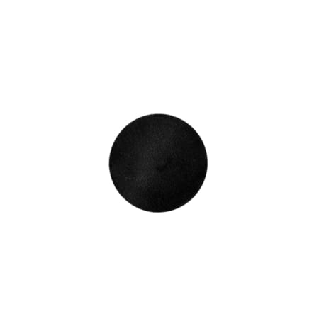 A round black coater made of buffalo leather.