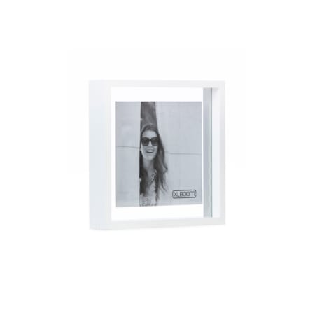 white Square Floating Box 25x25