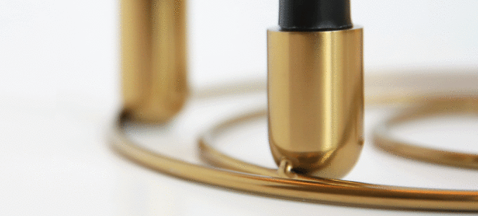 Lookbook orbital brass
