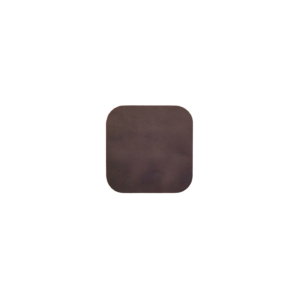 Ellis Coaster Square brown made of buffalo leather