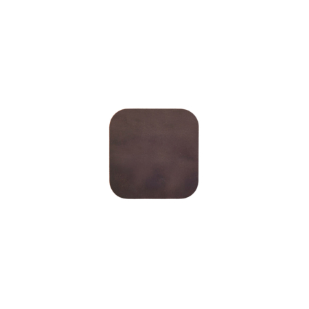 Ellis Coaster Square brown made of buffalo leather