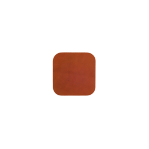 Ellis Coaster Square cognac made of buffalo leather