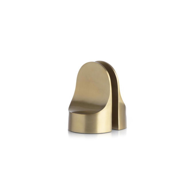 Emoji Book End brass