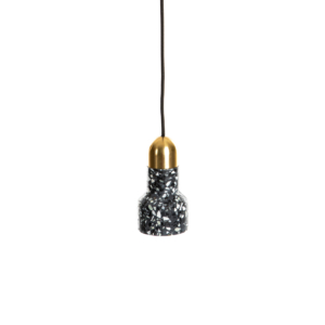 black Terrazzo Lamp Luxe