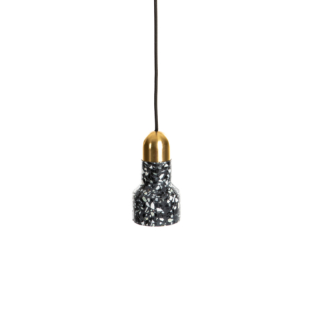 black Terrazzo Lamp Luxe