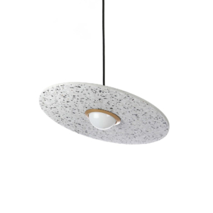 Terrazzo Planet white lamp