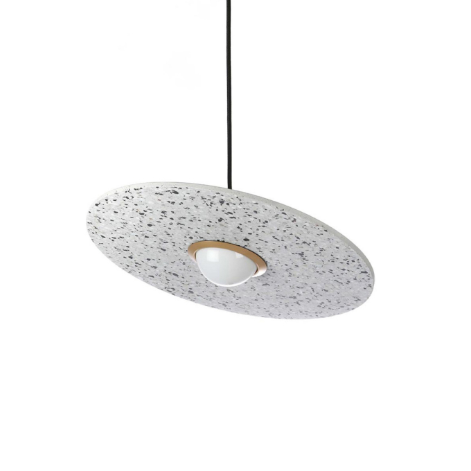 Terrazzo Planet white lamp