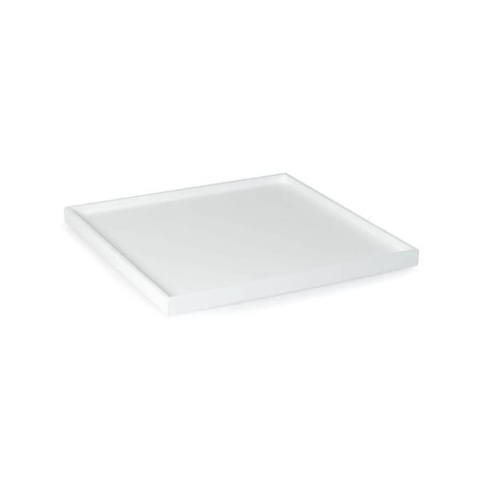 Low Tray Square Medium white