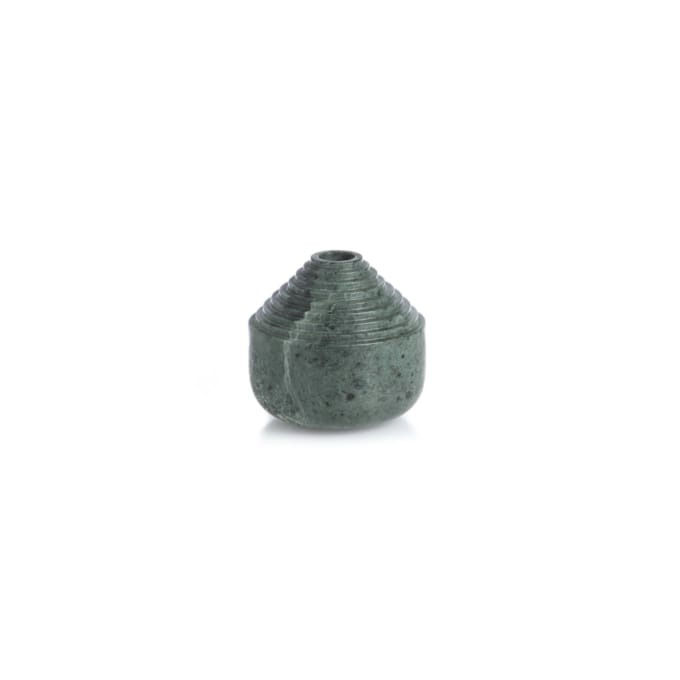 Laps candle holder green marble