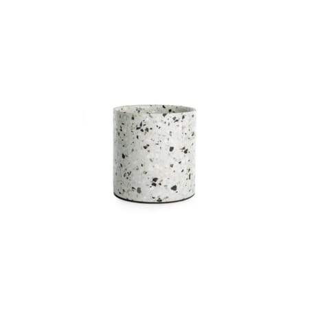 Terrazzo pot small white