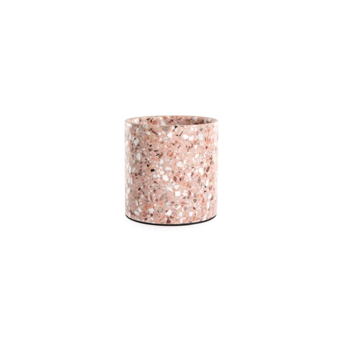 Terrazzo pot small red