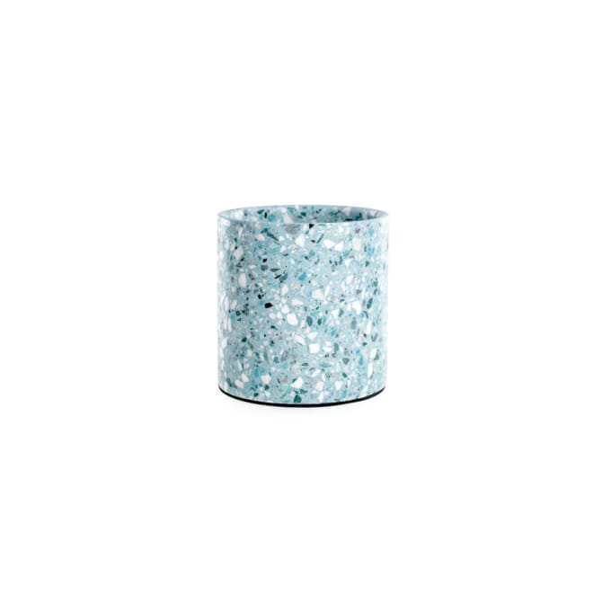 Terrazzo pot small blue