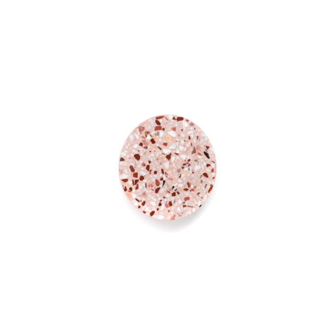 small red Terrazzo Pin Wall Lamp