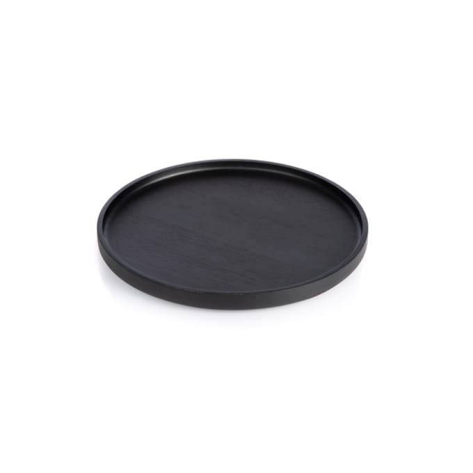 The round, medium Nero Tray
