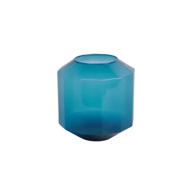 Bliss medium blue flower vase by XLBoom