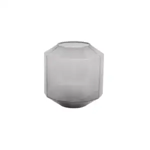 Bliss medium dark grey flower vase by XLBoom