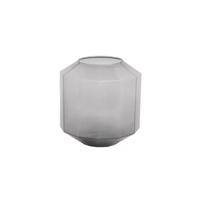 Bliss medium dark grey flower vase by XLBoom