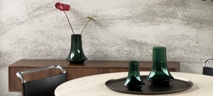 Spinn vase green