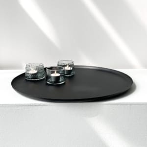 Bao tray with Dim tealights