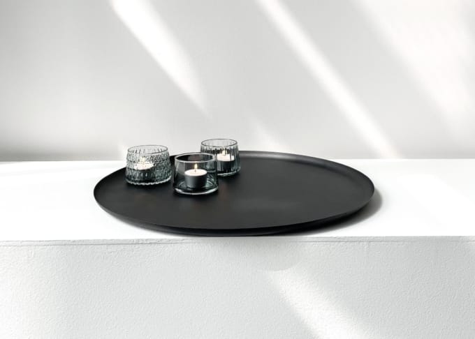 Bao tray with Dim tealights