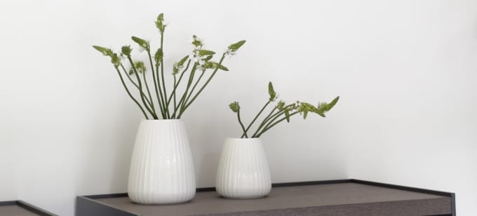 Dim vases cream