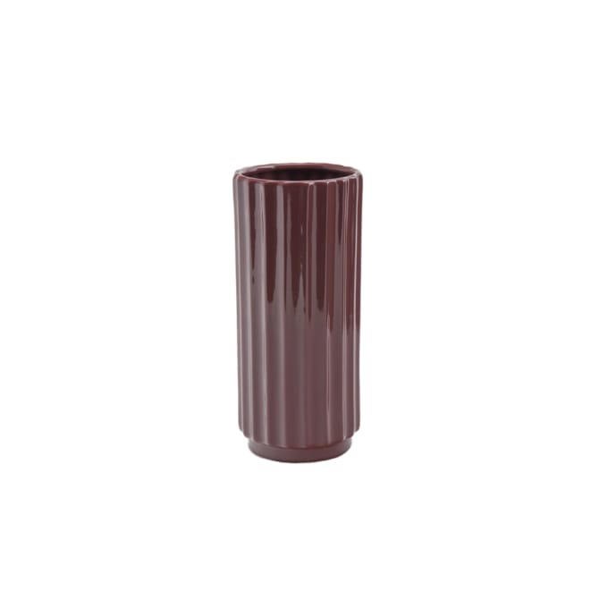 Ikon vase maroon