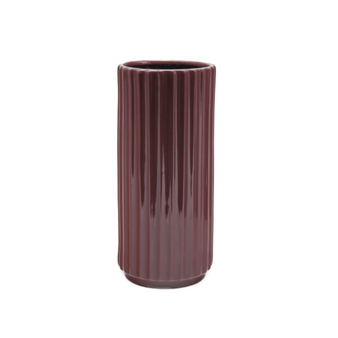Ikon vase maroon