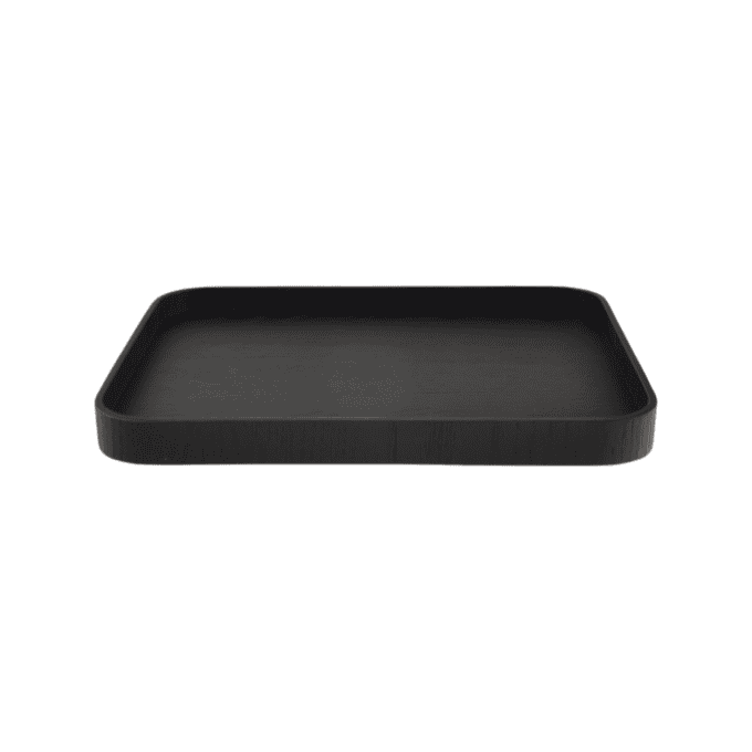 Serve tray black