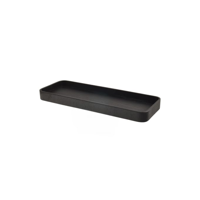 Serve tray 38x14cm black