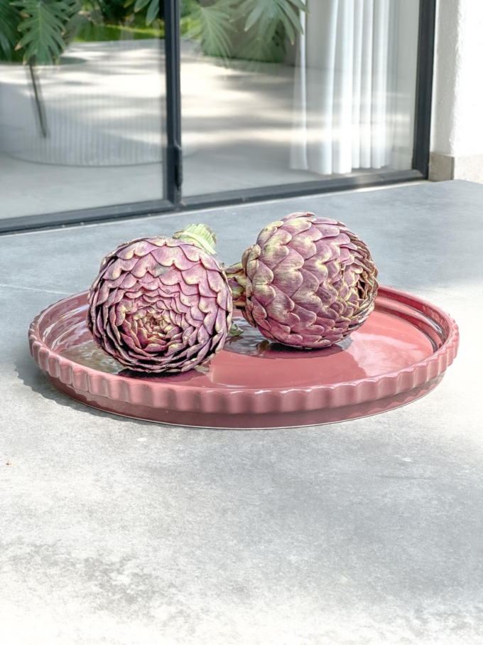 XLBOOM_LOOKBOOK_IKON CERAMICS_PLATE_MAROON