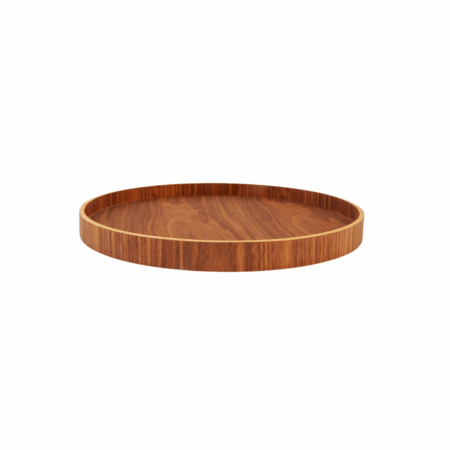 Serve Round D35 Walnut
