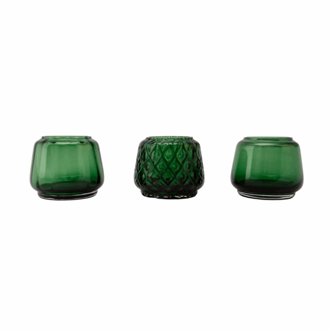 KURO T-LIGHT SET OF 3 MOSS – XLBA20140-61